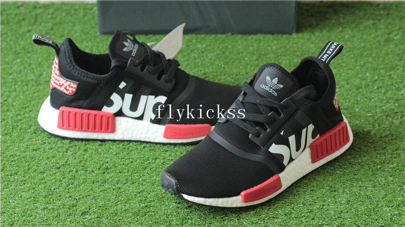 Real Boost Adidas NMD R1 PK Supreme Black